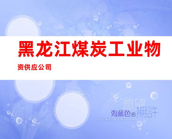 黑龙江煤炭工业物资供应公司