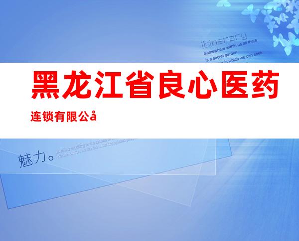 黑龙江省良心医药连锁有限公司花园店