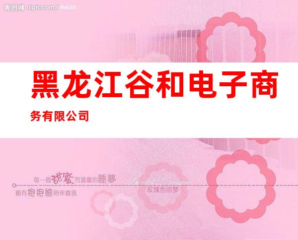 黑龙江谷和电子商务有限公司